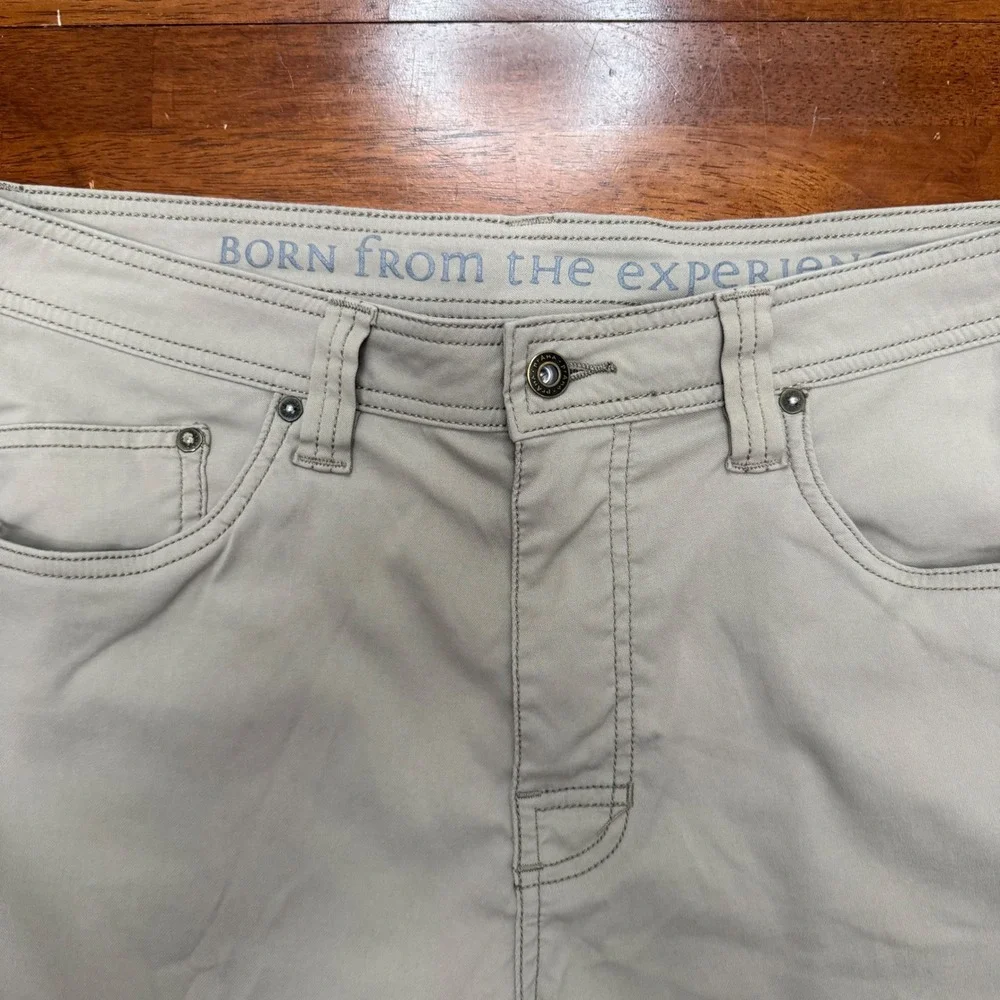 prAna Brion Shorts Mens 34 Gray Hiking Outdoor Stretch Zion M3BRIO113 9 Inseam